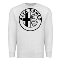 Oatmeal Heather alfa racing big Premium Sweatshirt - PixelFlow