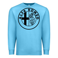 Ocean Blue alfa racing big Premium Sweatshirt - PixelFlow