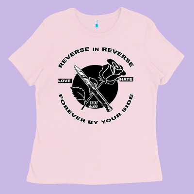 Reverse ın Reverse Love Hate Forever By Your Sıde Ladies Tee Designed By Bettercallsaul
