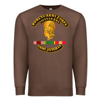 Chestnut Womens Army Corps Vietnam Era Veteran Mother Day Gift Premium Sweatshirt - trangStudio