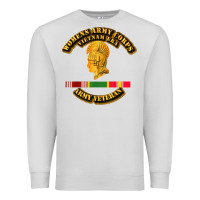 Dove Grey Womens Army Corps Vietnam Era Veteran Mother Day Gift Premium Sweatshirt - trangStudio