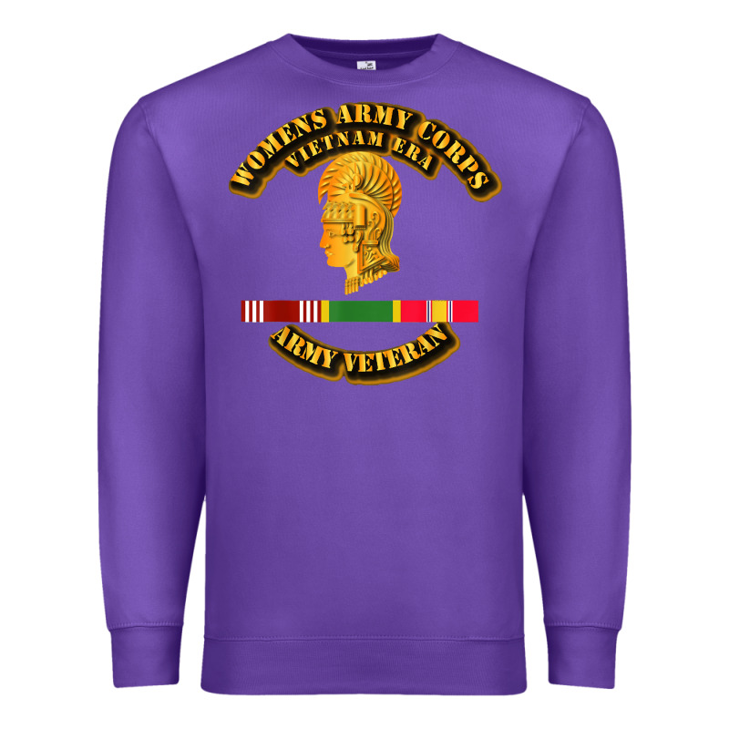 Womens Army Corps Vietnam Era Veteran Mother Day Gift Premium Sweatshirt by trangStudio | Teevron