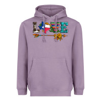 Lavender love texas serape cowhide cactus and sunflowers Heavyweight Hoodie - Artiststas