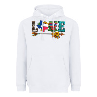White love texas serape cowhide cactus and sunflowers Heavyweight Hoodie - Artiststas