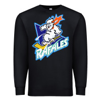 Black Quebec Rafales Premium Sweatshirt - PixelFlow