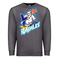 Charcoal Heather Quebec Rafales Premium Sweatshirt - PixelFlow