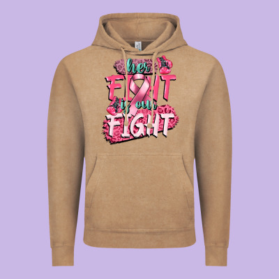 Her Fight Is Our Fight Vintage Hoodie Designed By Cowgirlartshop