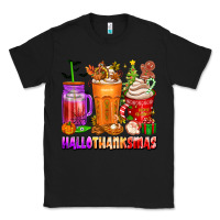 Black hallothanksmas coffee cups Classic Tee - texasbilliewilder