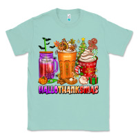 Seafoam hallothanksmas coffee cups Classic Tee - texasbilliewilder