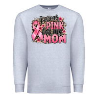 Heather Grey i wear pink for my mom Premium Sweatshirt - BarkalooDesign