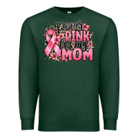 Sports Green i wear pink for my mom Premium Sweatshirt - BarkalooDesign