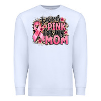 White i wear pink for my mom Premium Sweatshirt - BarkalooDesign