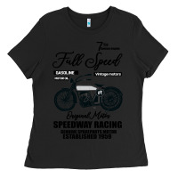 Black Speedway Racing Full Speed Pin Ladies Tee - Bettercallsaul