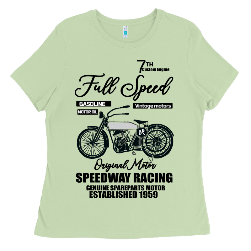 Speedway Racing Full Speed Pin Ladies Tee by Bettercallsaul | Teevron