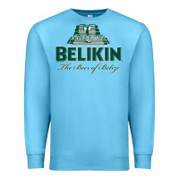 Ocean Blue Belikin Beer Premium Sweatshirt - trangStudio