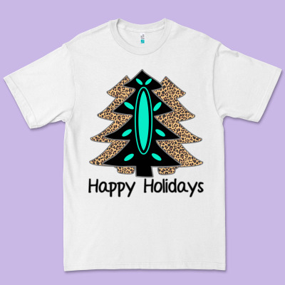 Happy Holidays Tree Premium Tee Designed By Bettercallsaul