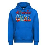 Cobalt all american girl Urban Hoodie - AdoDesignShop