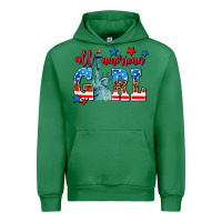 Emerald all american girl Urban Hoodie - AdoDesignShop