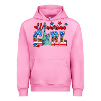 Fuchsia Pink all american girl Urban Hoodie - AdoDesignShop