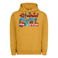 Pigment Peanut Butter all american girl Urban Hoodie - AdoDesignShop