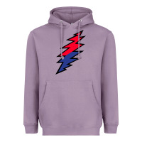 Lavender Lazy Lightning Bolt Heavyweight Hoodie - InspiraDesign