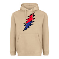Mushroom Lazy Lightning Bolt Heavyweight Hoodie - InspiraDesign