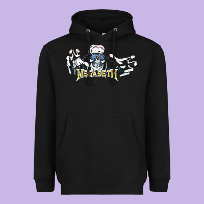Megadeath Caught Heavyweight Hoodie Designed By Inspiradesign