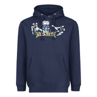 Navy Megadeath caught Heavyweight Hoodie - InspiraDesign