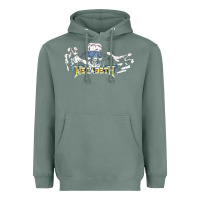 Sage Megadeath caught Heavyweight Hoodie - InspiraDesign
