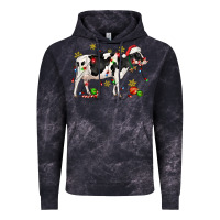 Cloud Black christmas holstein cow Vintage Hoodie - CowGirlArtShop