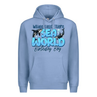 Colony Blue Whale Hello There Sea World Birthday Boy Premium Hoodie - CowhideDigitalArt