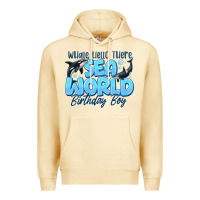 Pina Colada Whale Hello There Sea World Birthday Boy Premium Hoodie - CowhideDigitalArt