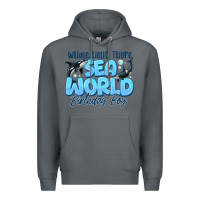 Rock Whale Hello There Sea World Birthday Boy Premium Hoodie - CowhideDigitalArt
