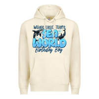 Sandshell Whale Hello There Sea World Birthday Boy Premium Hoodie - CowhideDigitalArt