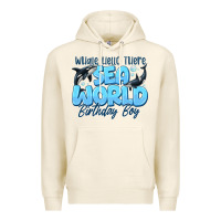 Tofu Whale Hello There Sea World Birthday Boy Premium Hoodie - CowhideDigitalArt