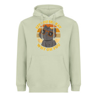 Funny Retro Sunset Eff You See Kay Why Oh You Cat Lovers T Shirt Heavyweight Hoodie | Teevron