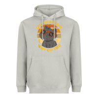 Moon Dust funny retro sunset eff you see kay why oh you cat lovers t shirt Heavyweight Hoodie - ArtChic