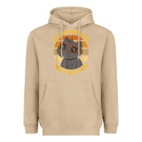 Mushroom funny retro sunset eff you see kay why oh you cat lovers t shirt Heavyweight Hoodie - ArtChic