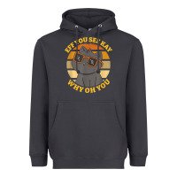 Smoke funny retro sunset eff you see kay why oh you cat lovers t shirt Heavyweight Hoodie - ArtChic