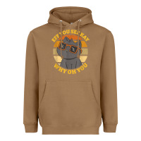 Toasted Coconut funny retro sunset eff you see kay why oh you cat lovers t shirt Heavyweight Hoodie - ArtChic