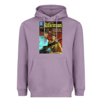 Lavender The Rifleman Retro Western Heavyweight Hoodie - ArtChic