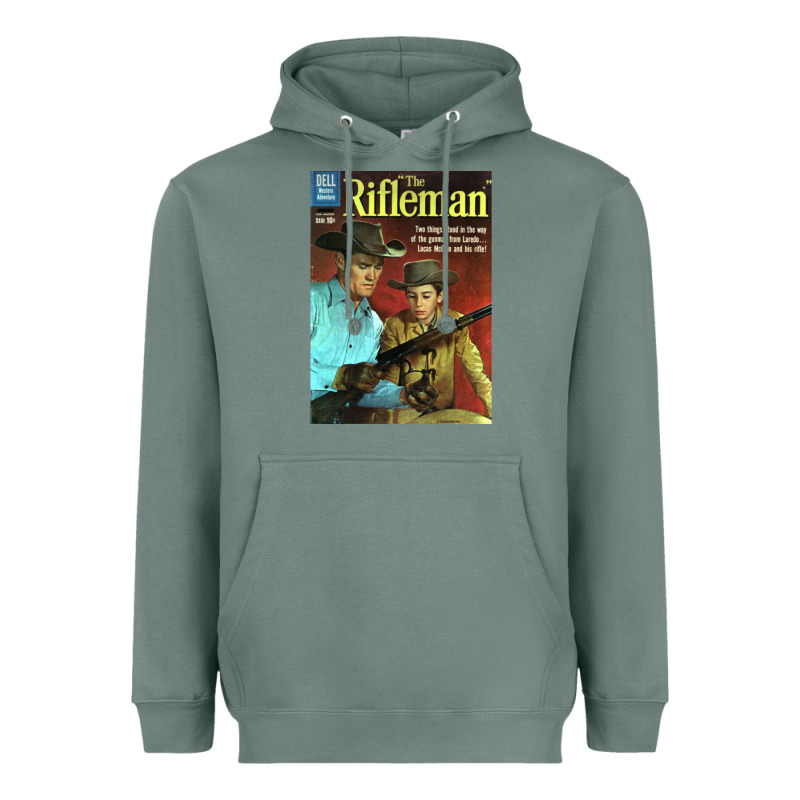The Rifleman Retro Western Heavyweight Hoodie by ArtChic | Teevron