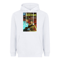 White The Rifleman Retro Western Heavyweight Hoodie - ArtChic