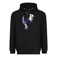 Black sadako 1 Heavyweight Hoodie - ArtChic