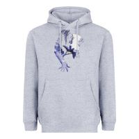 Heather Grey sadako 1 Heavyweight Hoodie - ArtChic