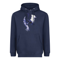 Navy sadako 1 Heavyweight Hoodie - ArtChic