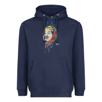 Navy animated bobby lee tiger belly Heavyweight Hoodie - ArtChic