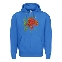 True Royal Red Orchid Cactus Zipper Hoodie - LillyAllenDesigns
