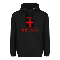 Black brown university Heavyweight Hoodie - ArtChic