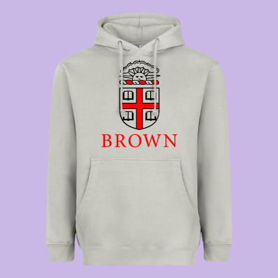 Brown University Heavyweight Hoodie Designed By Artchic